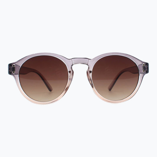 Jaxy Eyewear - Sunset Theory - Vintage Round Sunglasses for Women & Men: Grey
