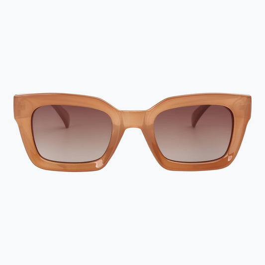 Jaxy Eyewear - Eclipse - Classic Polarized Square Sunglasses: Sand