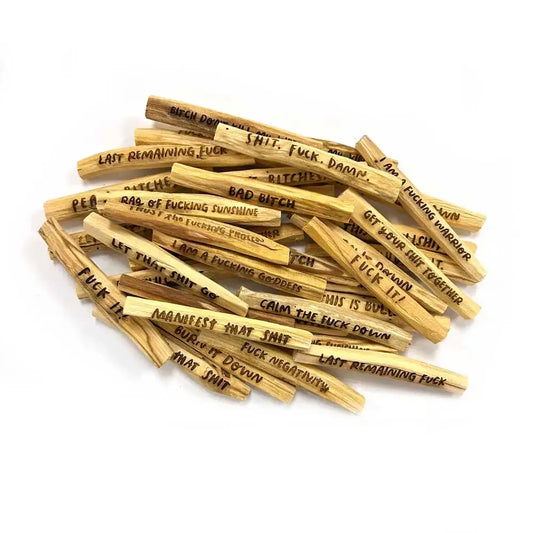 Laser-Engraved Palo Santo Starter Pack: Salty
