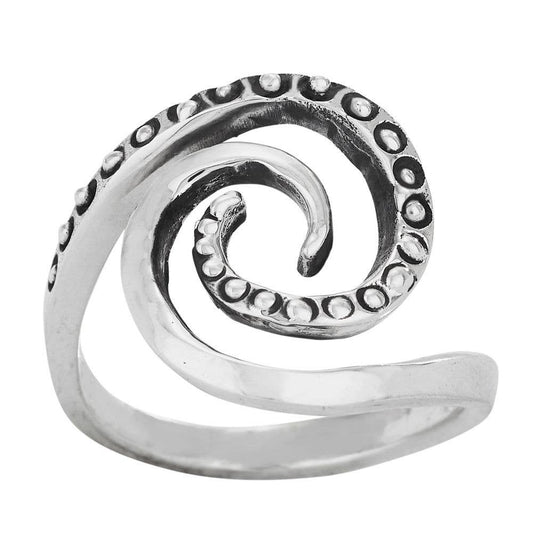 Tiger Mountain Jewelry - Sea Spiral Sterling Silver Ring: 7