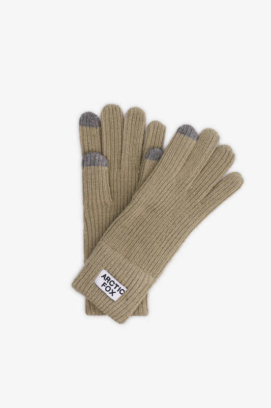 ARCTIC FOX & CO. - Recycled Bottle Gloves - Arctic Grey - AW24