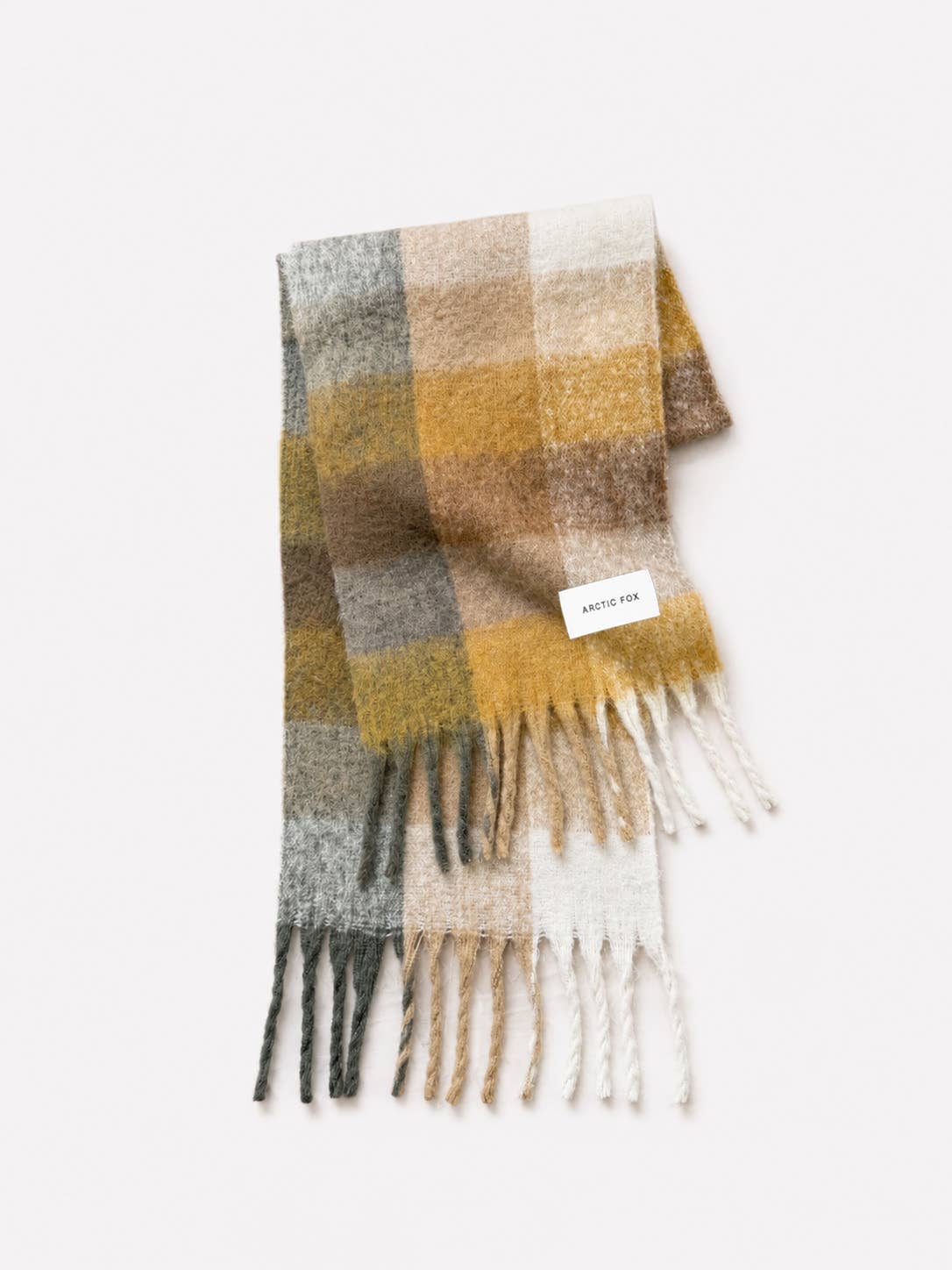 Arctic Fox & Co. - North America - The Reykjavik Scarf - 100% Recycled - Golden Woodland - FW26
