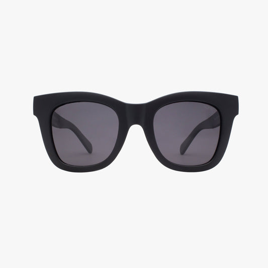 Kohv Eyewear - BAILEY GLOSS BLACK Polarized Oversized Square Sunglasses