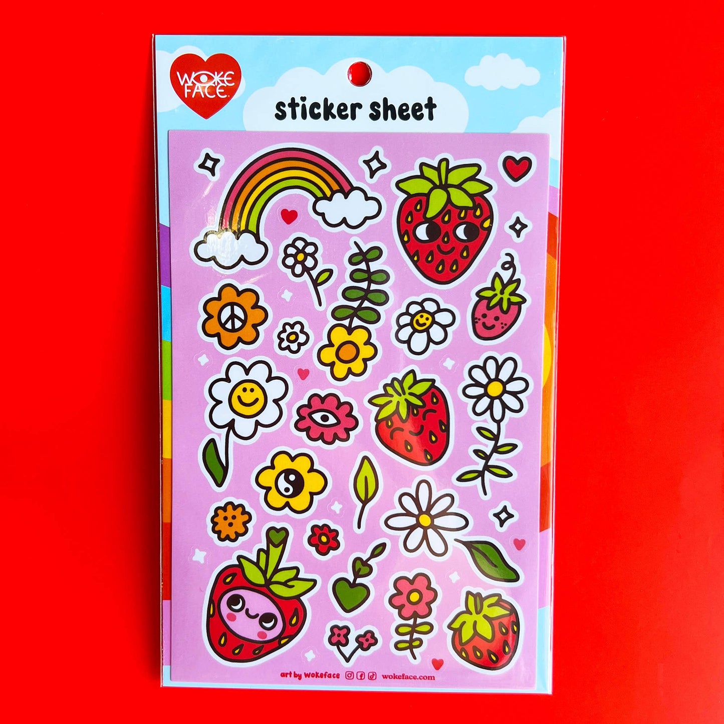 Sticker Sheet - Strawbebby