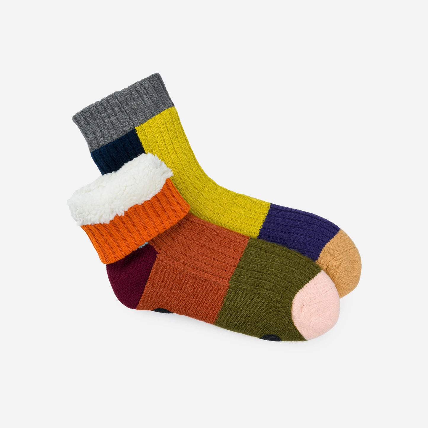 VERLOOP | knits - Mismatch House Socks: Rainbow / S/M - W 6-9<br>M 5-7.5