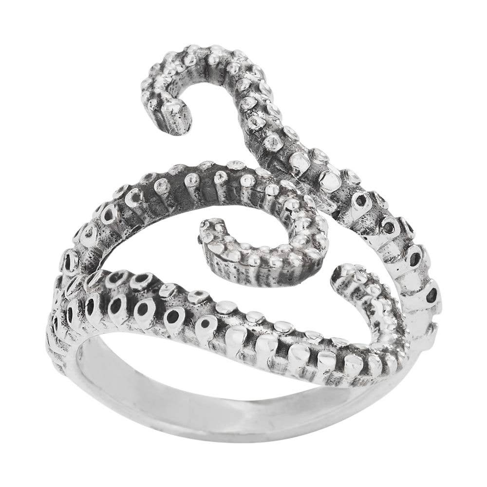 Tiger Mountain Jewelry - Tentacle Embrace Ring: 7