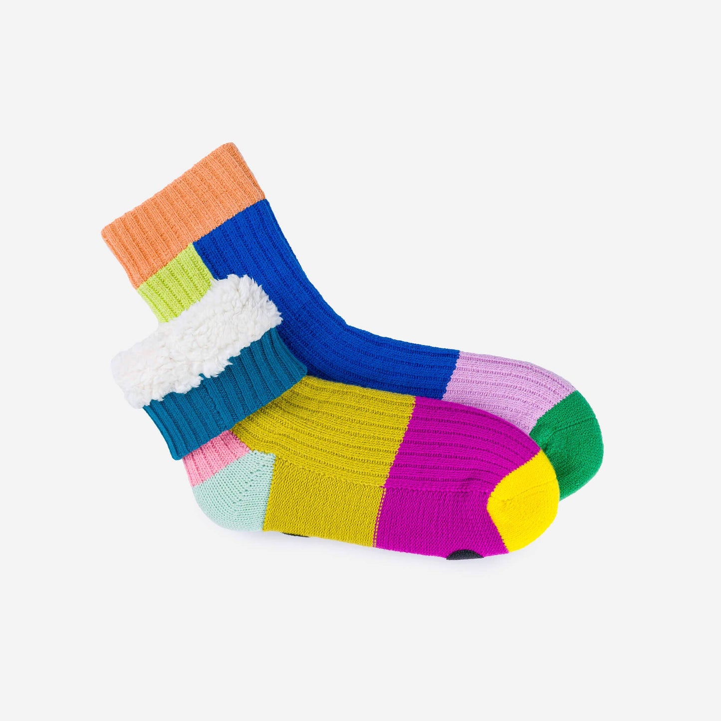 VERLOOP | knits - Mismatch House Socks: Rainbow / S/M - W 6-9<br>M 5-7.5