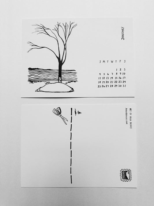 2026 Postcard Calendar