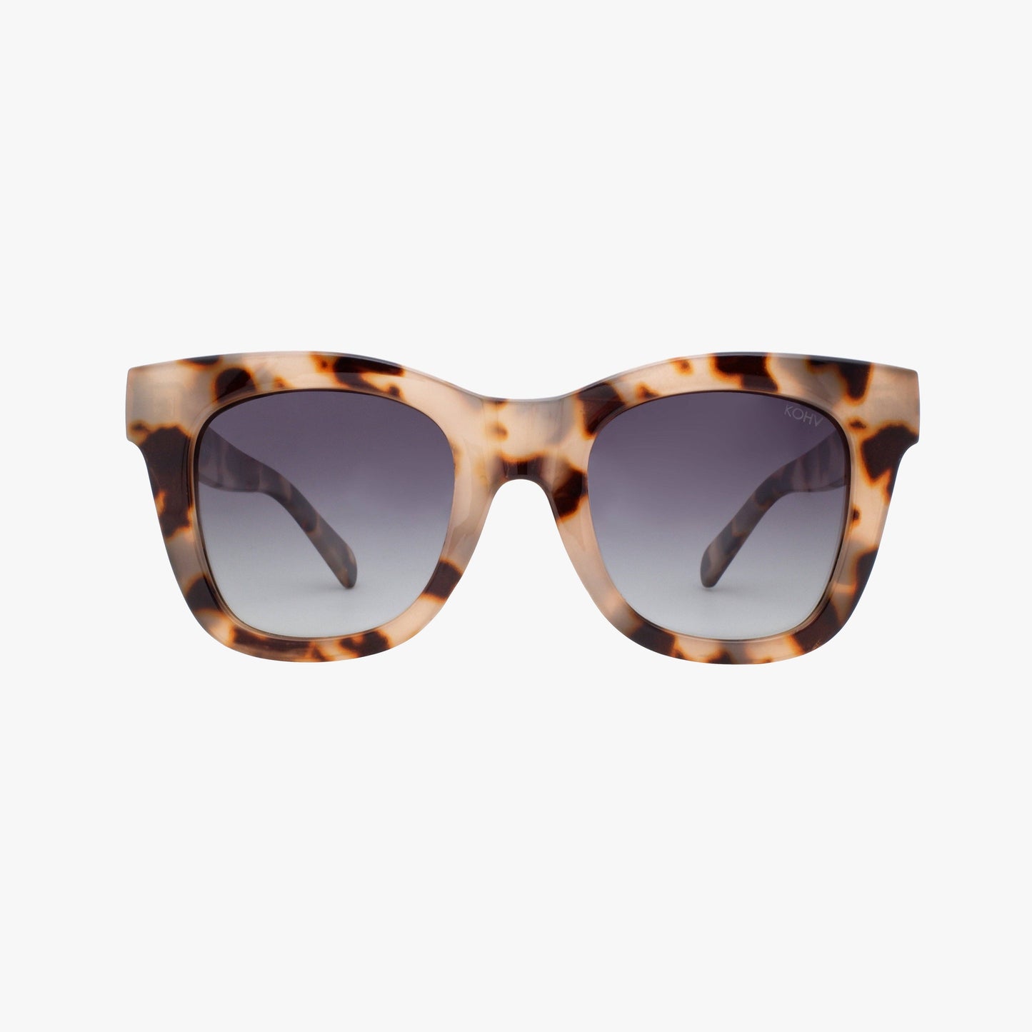 Kohv Eyewear - BAILEY LATTE TORTOISE Polarized Oversized Square Sunglasses