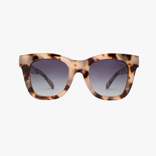 Kohv Eyewear - BAILEY LATTE TORTOISE Polarized Oversized Square Sunglasses