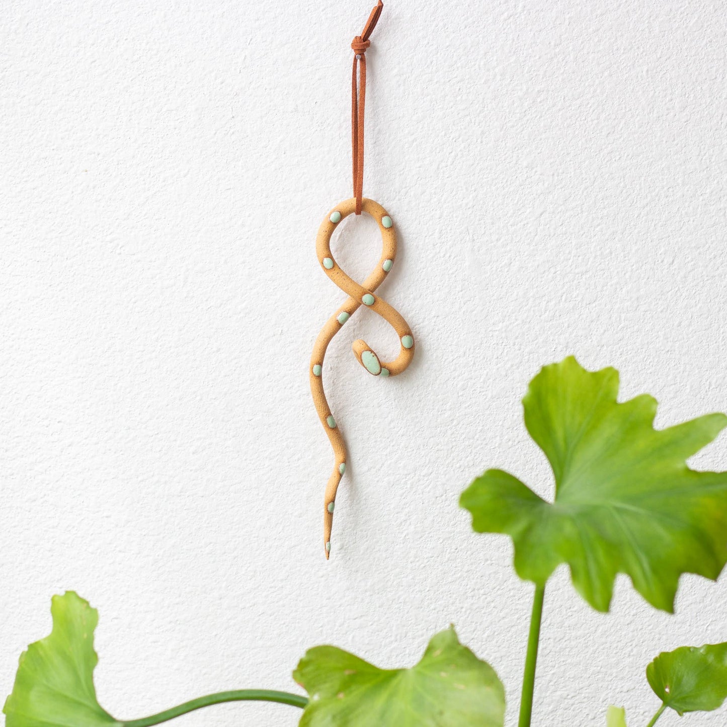 Carter & Rose - Ceramic Snake Ornament: Simon