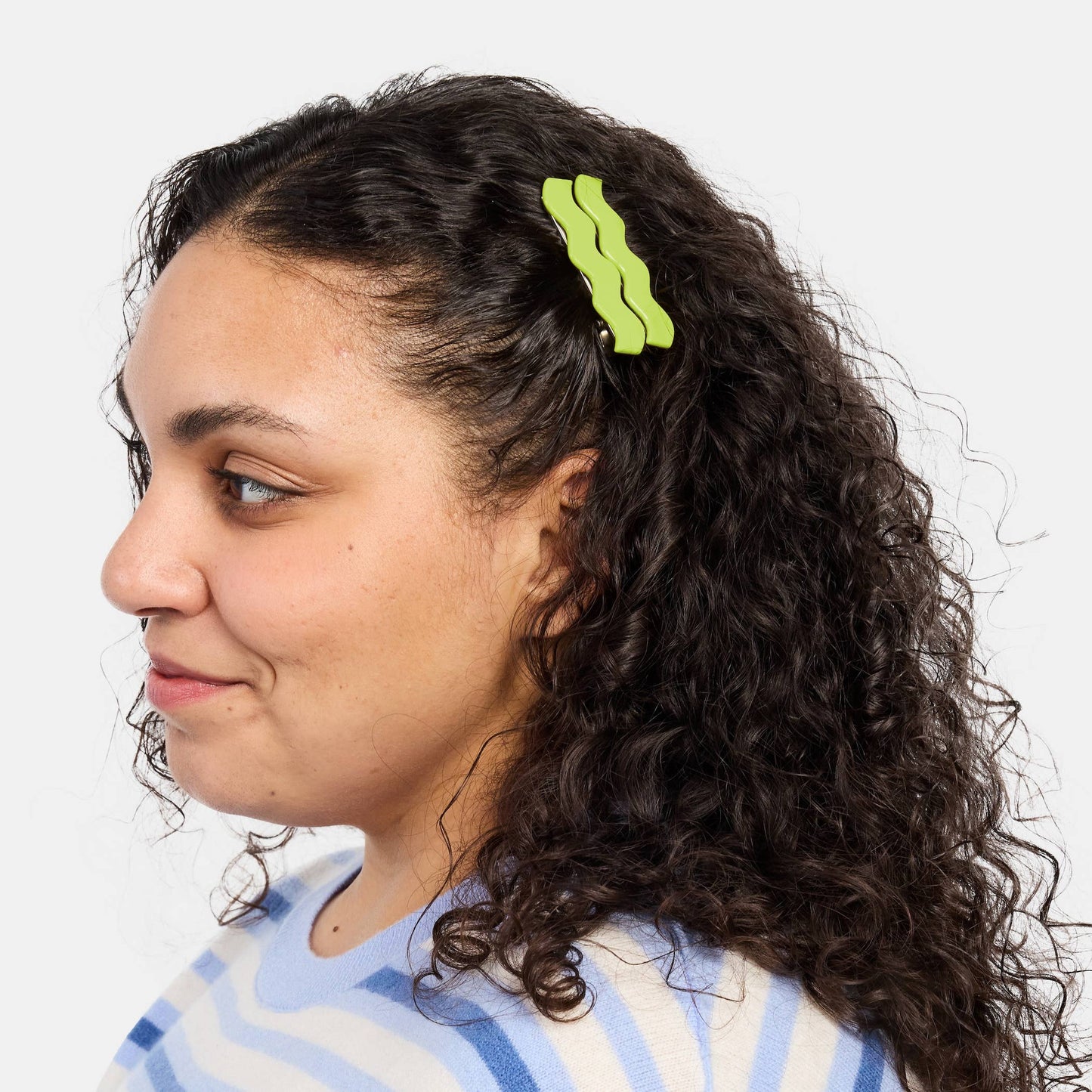 CHUNKS - Allie Clips in Lime