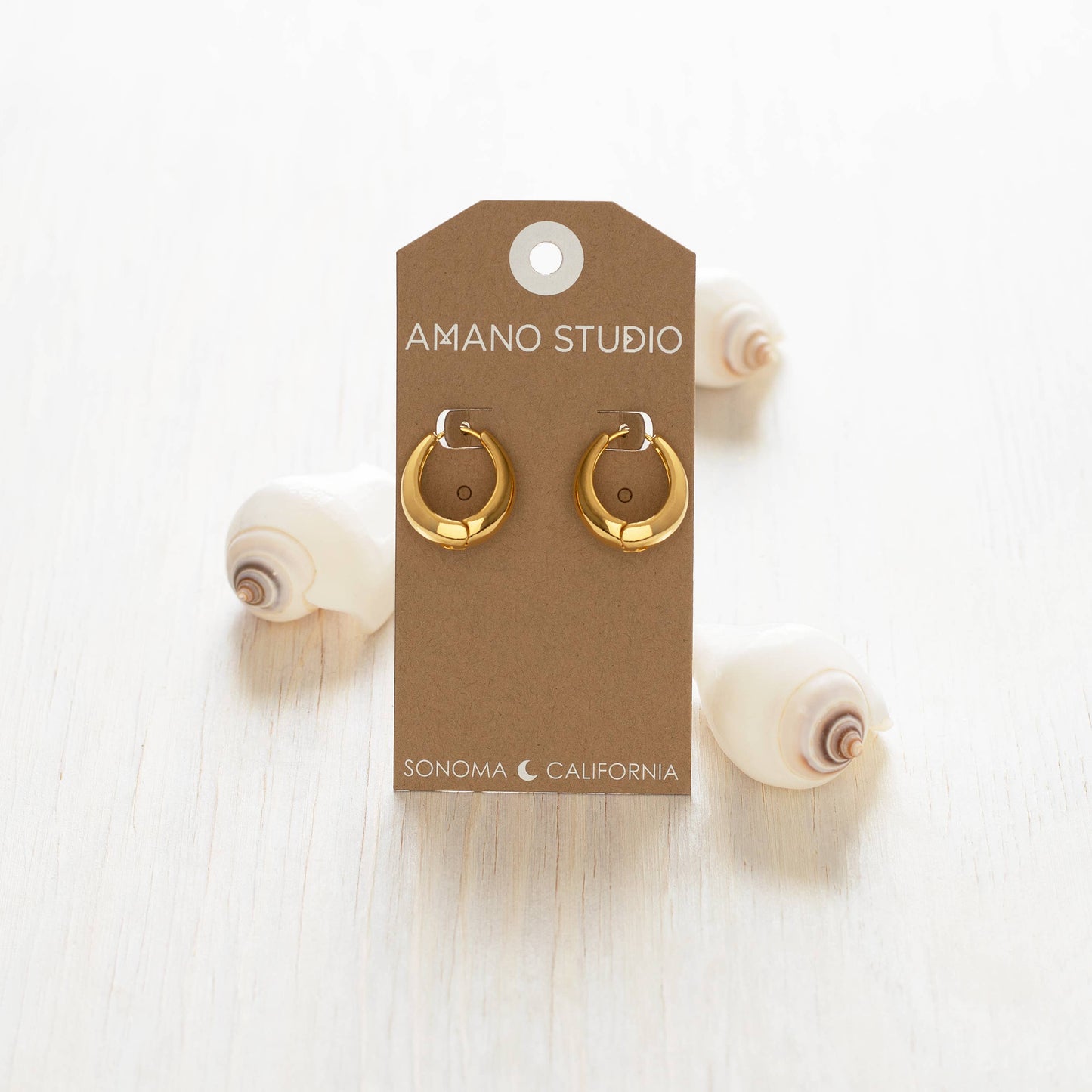 Sofia Huggie Hoops - Medium