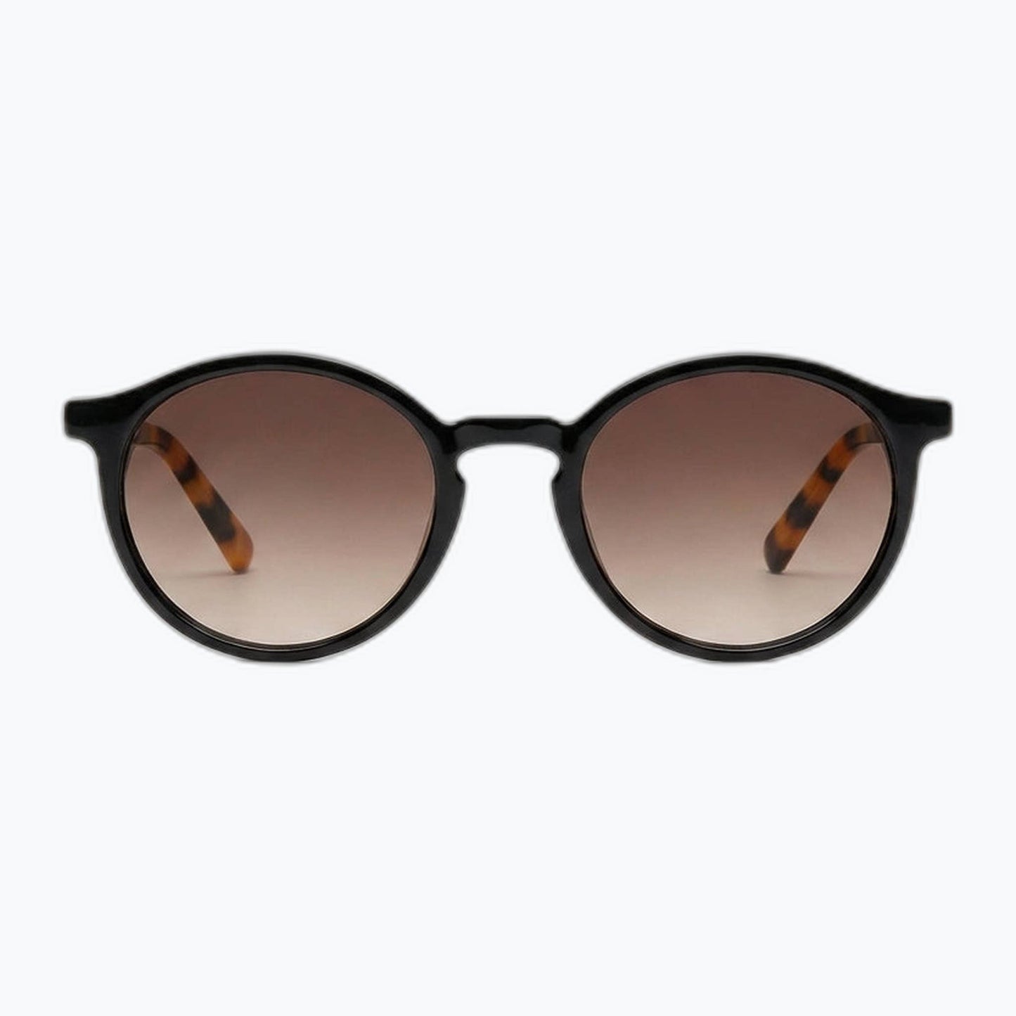 Jaxy Eyewear - Lennon - Vintage Polarized Round Sunglasses for Women & Men : Burgundy/Tort
