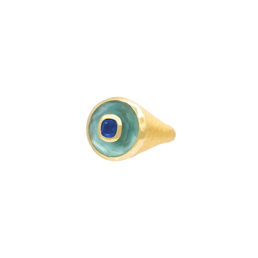 Marcia Moran - Annie Ring: Blue/Lapis / 8