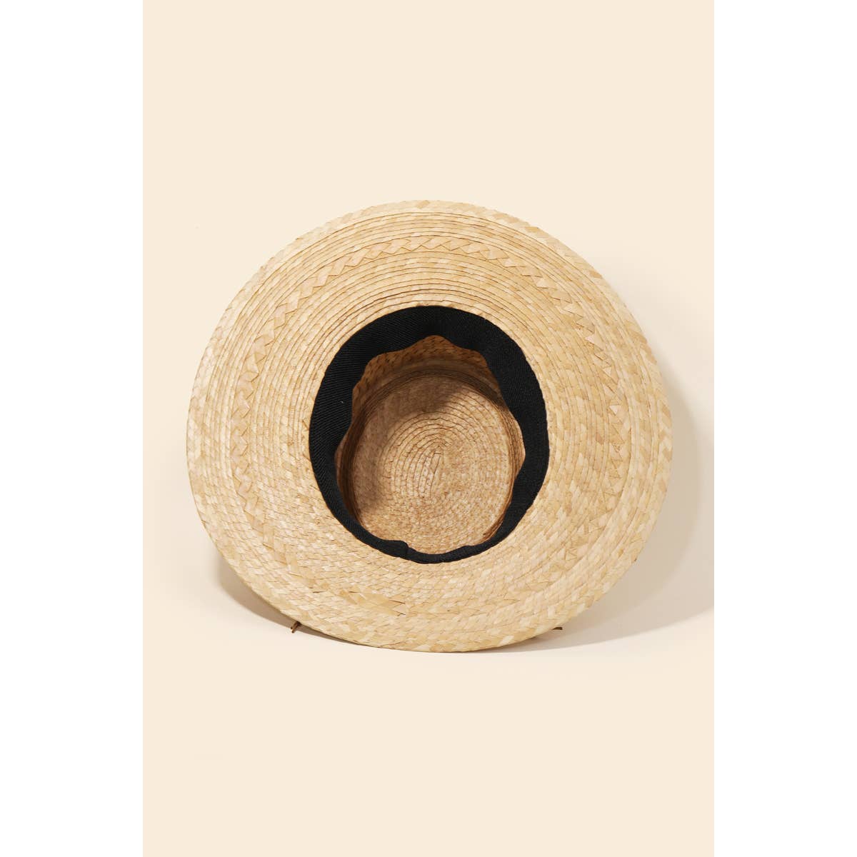 Straw Braided Pork Pie Hat - Sold in Packs of 1: KA
