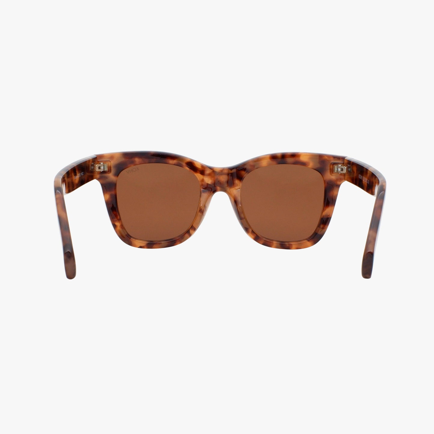 Kohv Eyewear - BAILEY AMBER TORTOISE Polarized Oversized Square Sunglasses