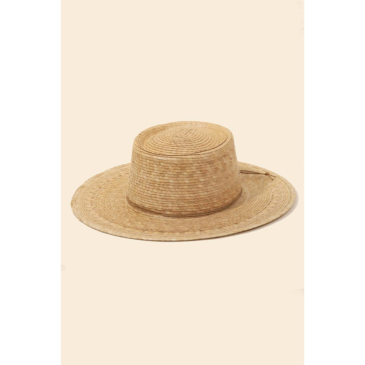 Straw Braided Pork Pie Hat - Sold in Packs of 1: KA