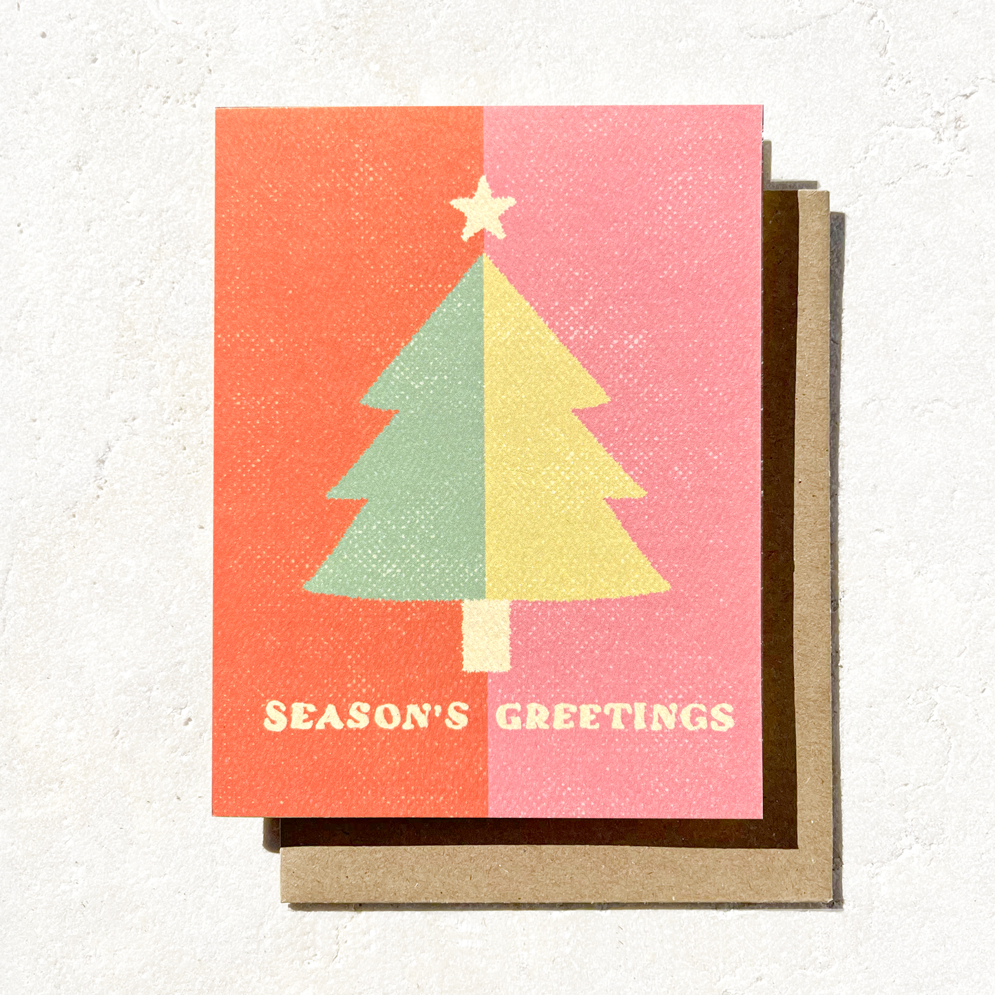 Daydream Prints - Season's Greetings - Modern bright Christmas card