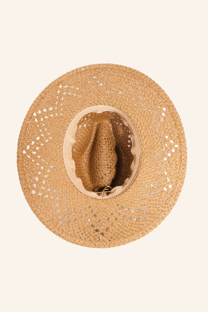 Anarchy Street - Rope Chain Straw Hat: KA