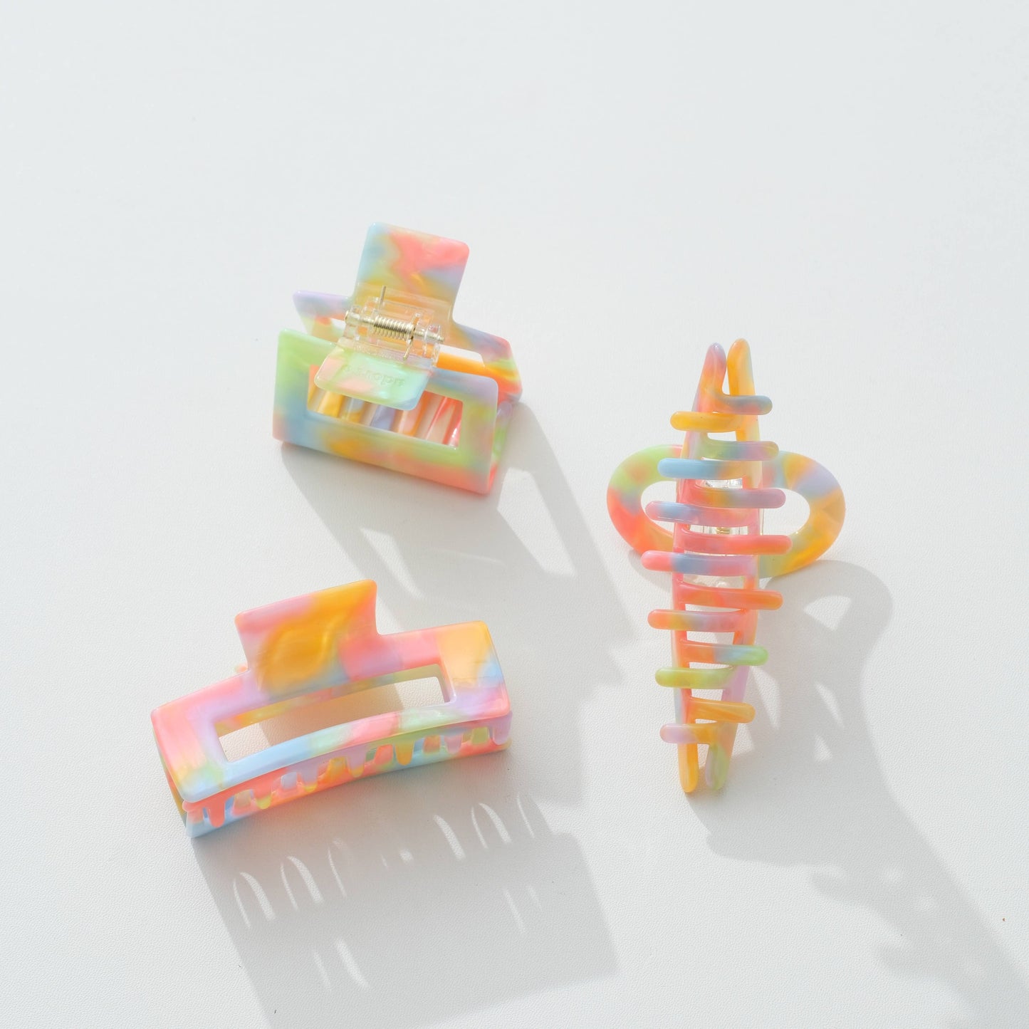 Adorro - Rainbow Paradise S/M - Assorted Claw Clips: Assorted