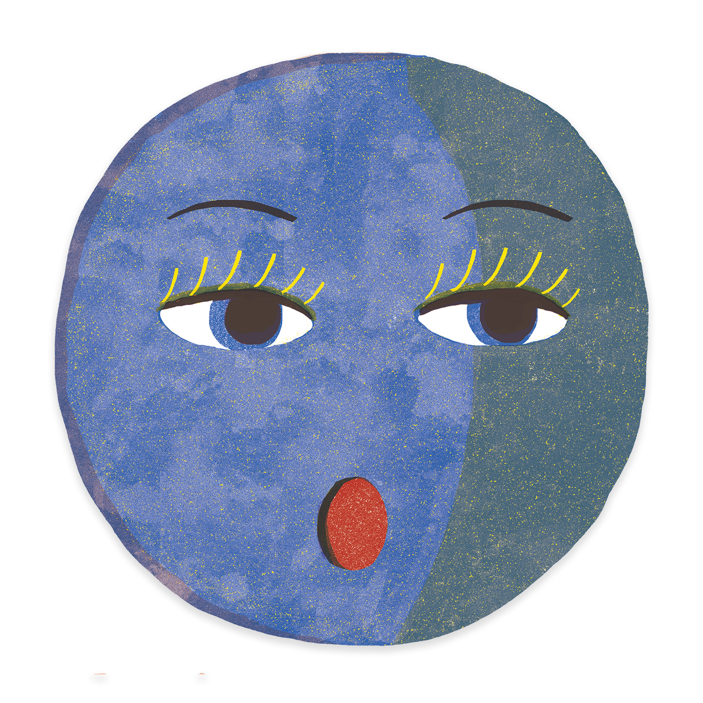 Isatopia - Moon | Lune - individual sticker