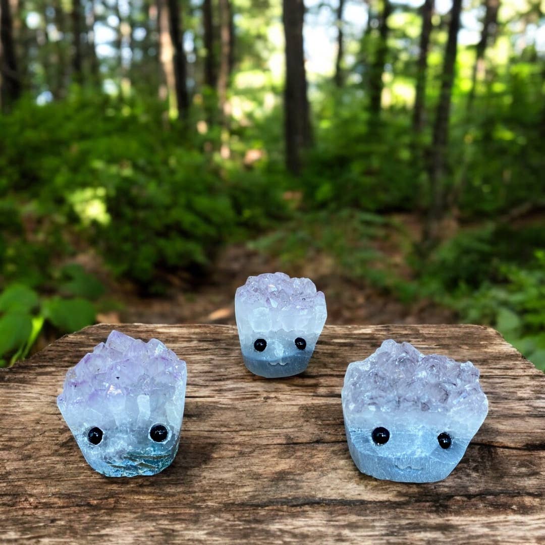 Wax Apothecary - NEW Agate Amethyst Buddy Crystal Cluster Rock Friends 💎✨