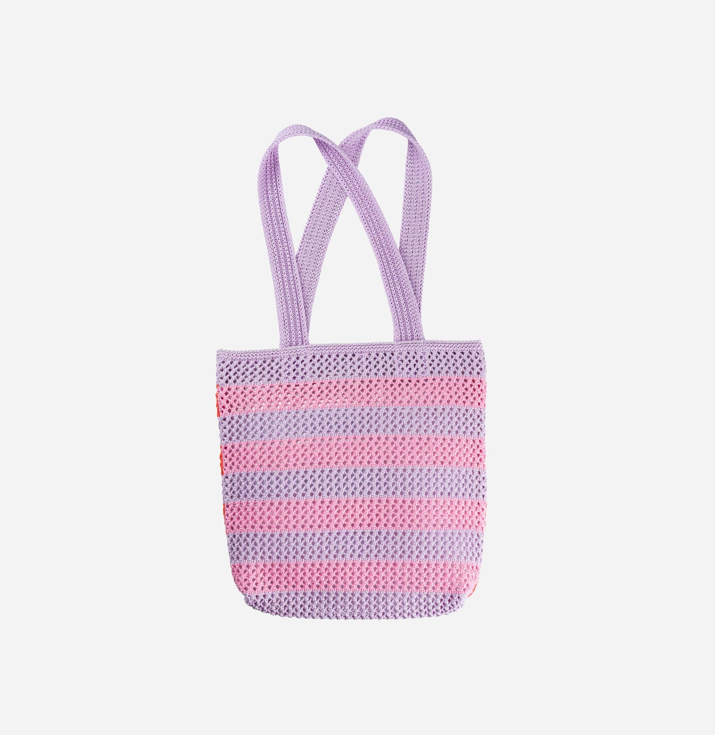 VERLOOP | knits - Stripe Raffia Tote: Lime Green