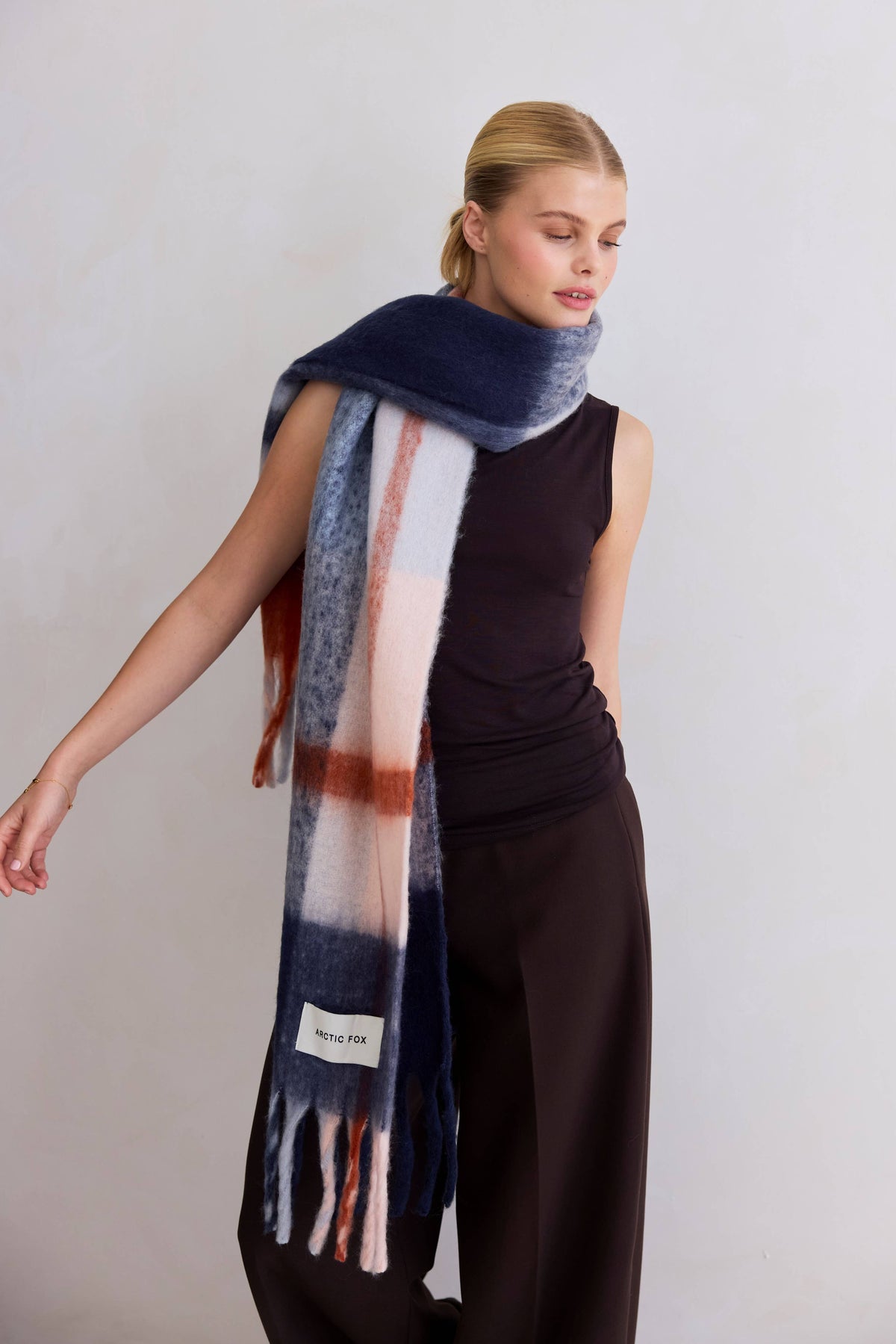 Arctic Fox & Co. - North America - The Stockholm Scarf - 100% Recycled - Winter Lagoon - FW26
