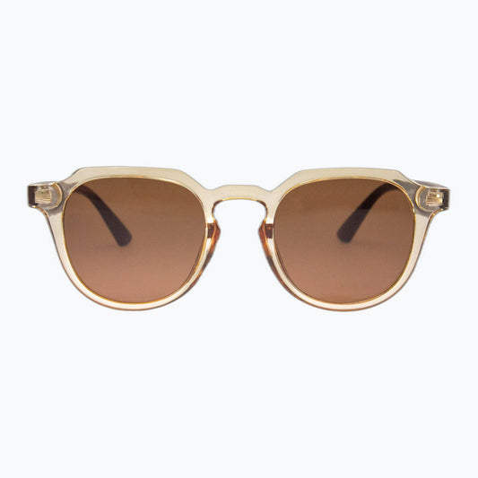 Jaxy Eyewear - Reverie by Jaxy - Retro Geometric Unisex Sunglasses: Sand