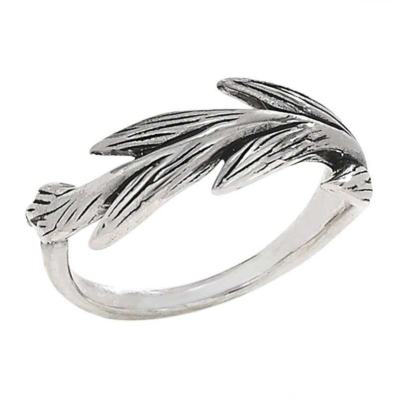 Tiger Mountain Jewelry - Laurel leaf Sterling Silver Ring: 6