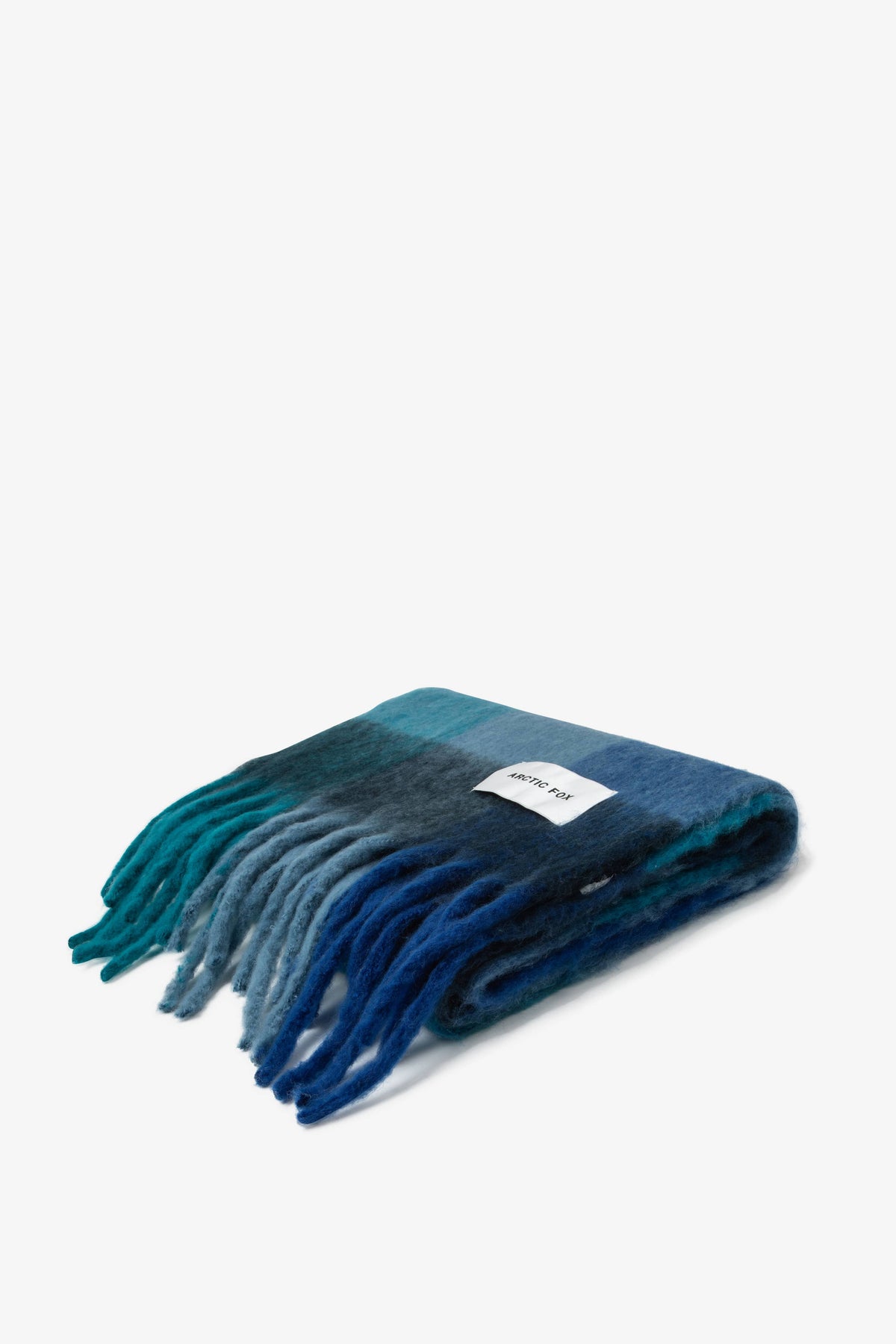 Arctic Fox & Co. - North America - The Reykjavik Scarf - 100% Recycled - Blue Check - FW26