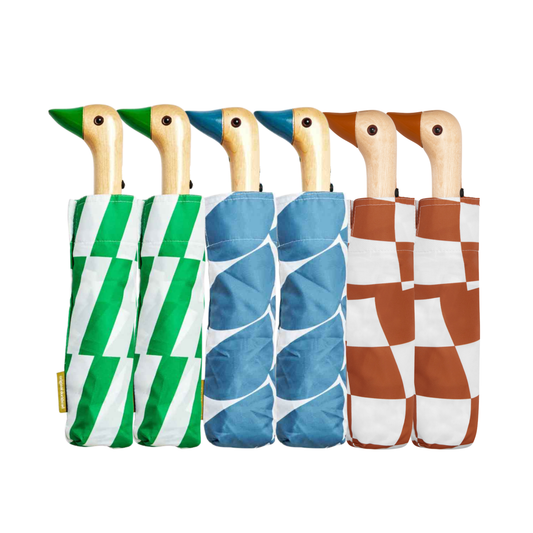 Multipack - Kelly/Denim/Peanut Duck Umbrellas - 6 pcs