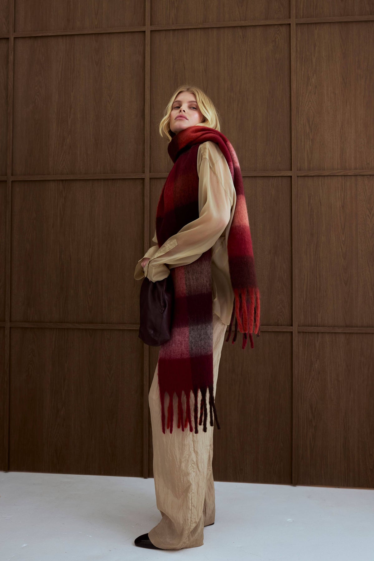 Arctic Fox & Co. - North America - The Reykjavik Scarf - 100% Recycled - Golden Woodland - FW26