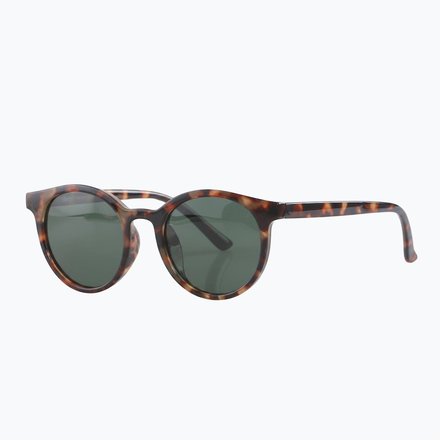 Jaxy Eyewear - Havana Haze - Polarized Round Sunglasses for Women & Men : Brown