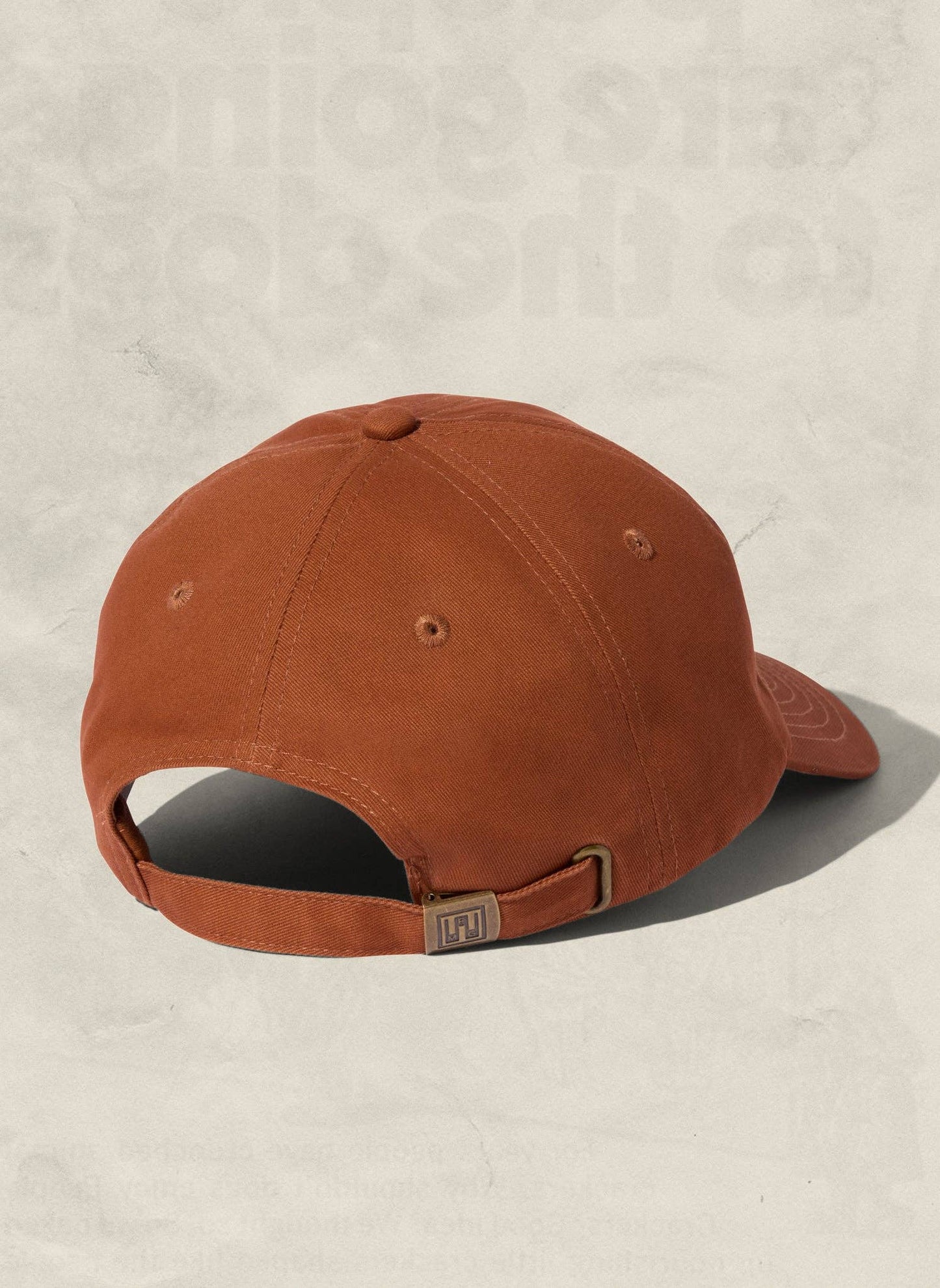 Classic Dad Hat: Rust - Brushed