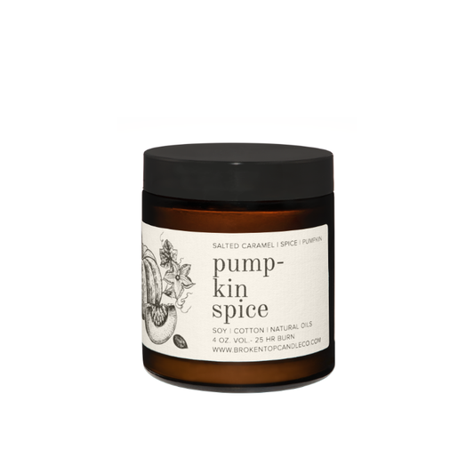 Broken Top Brands - Pumpkin Spice Natural Soy Candle 4 oz