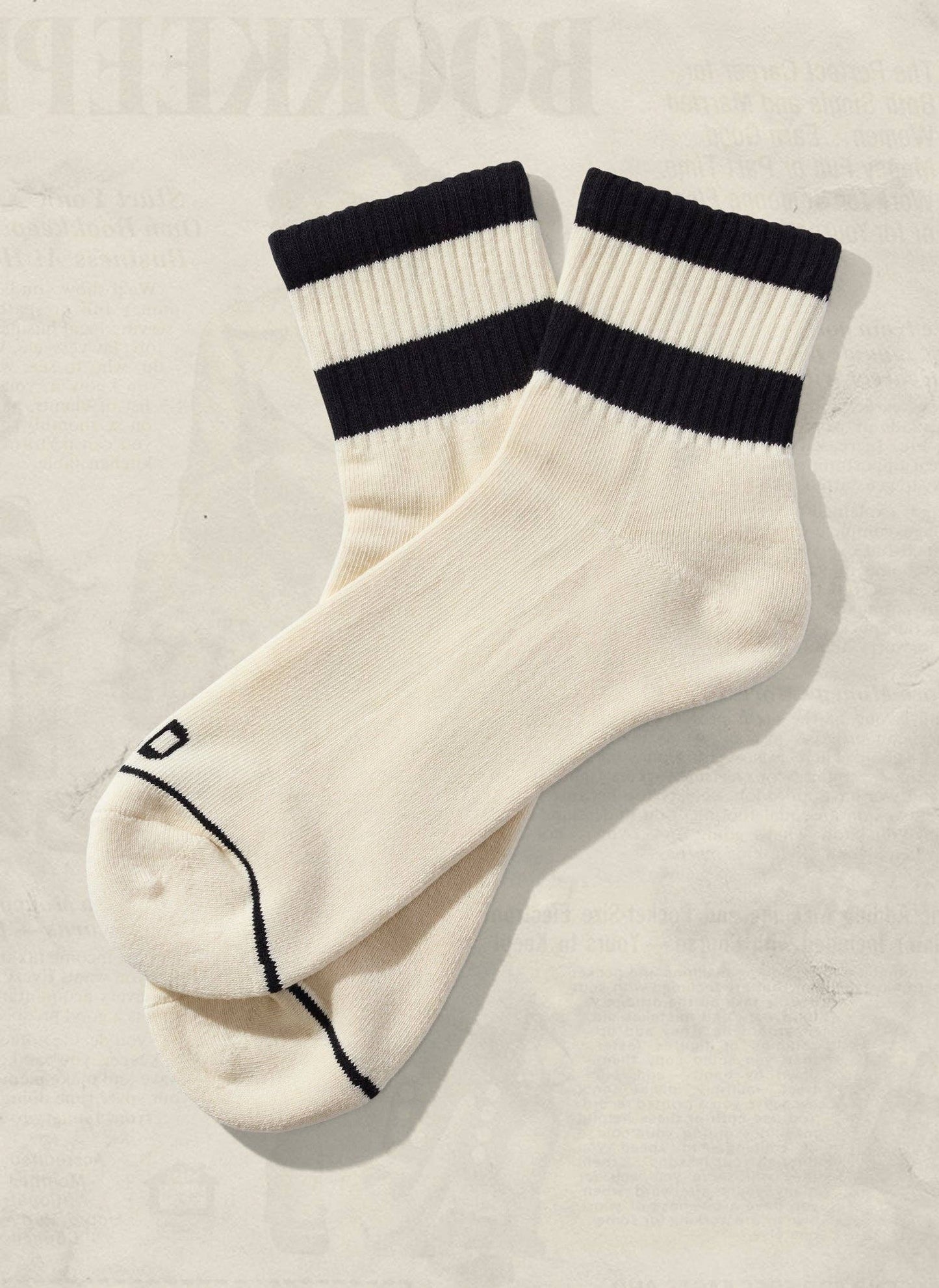 WELD Mfg. - Striped Quarter Socks: Cactus