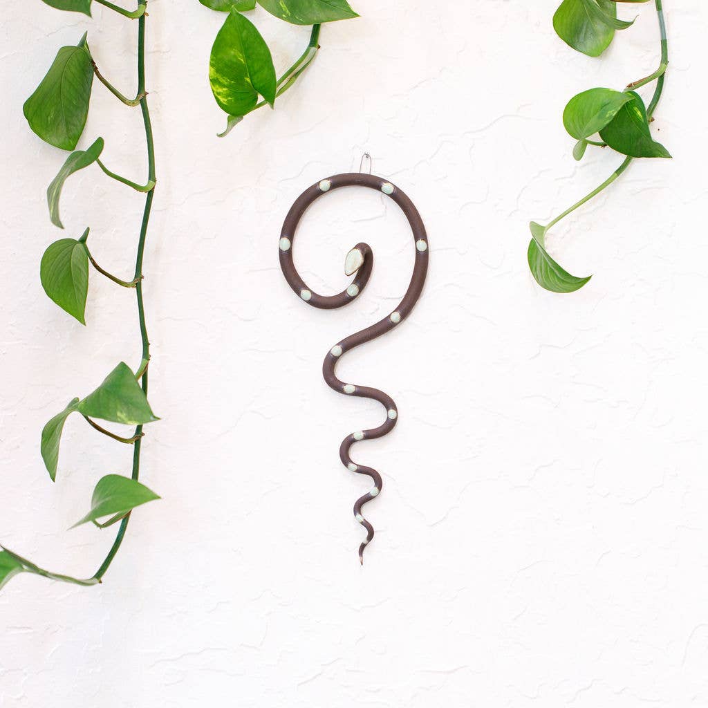 Carter & Rose - Ceramic Wall Snake, Medium: Sammy