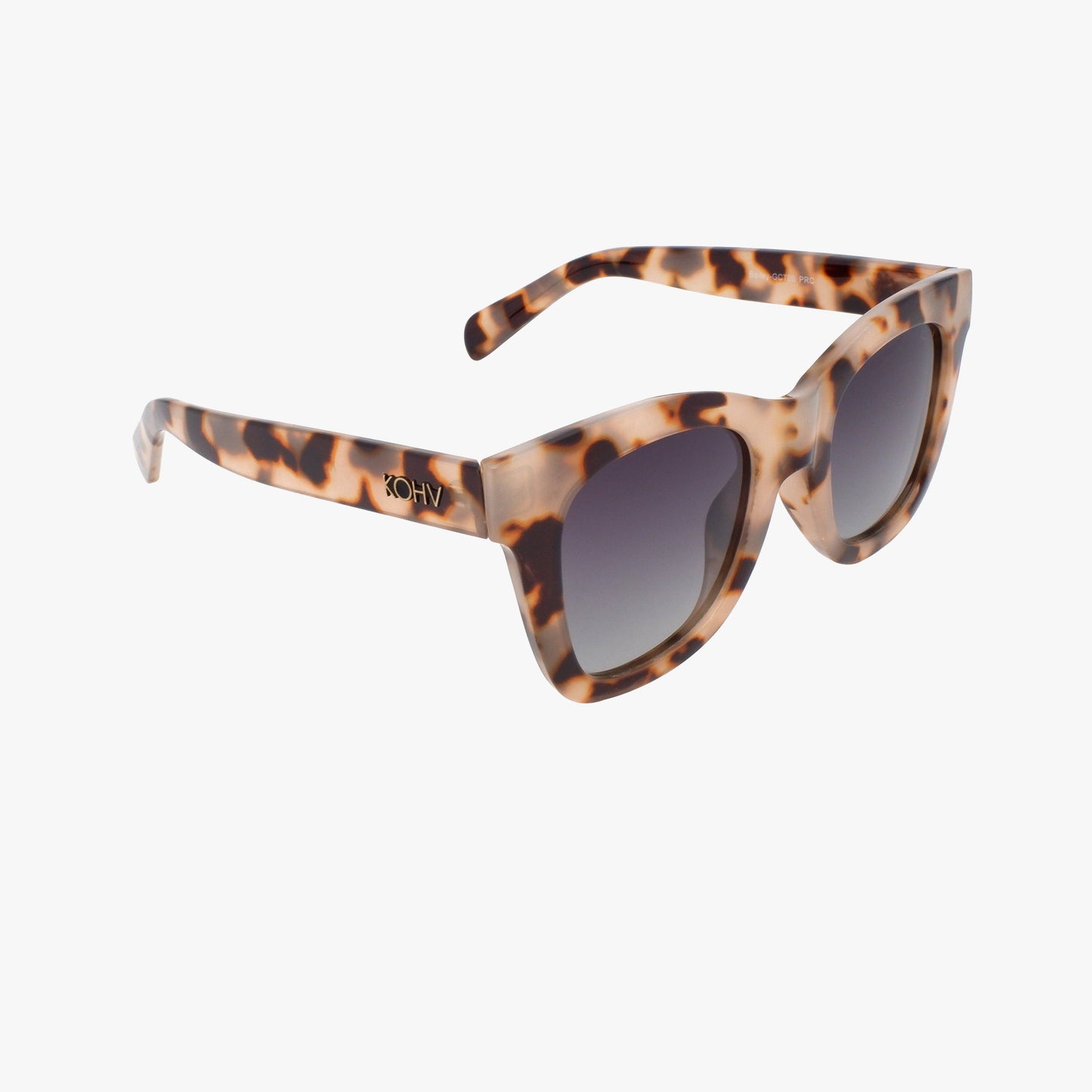 Kohv Eyewear - BAILEY LATTE TORTOISE Polarized Oversized Square Sunglasses