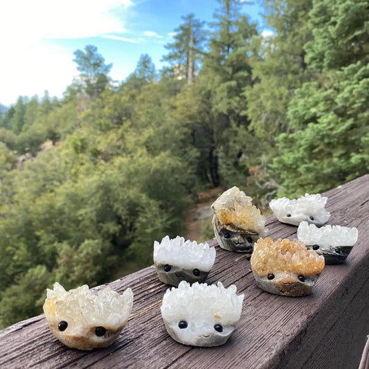 Wax Apothecary - Sparkle Geode Buddy & Crystal Cluster Rock Friend SMALL 💎✨