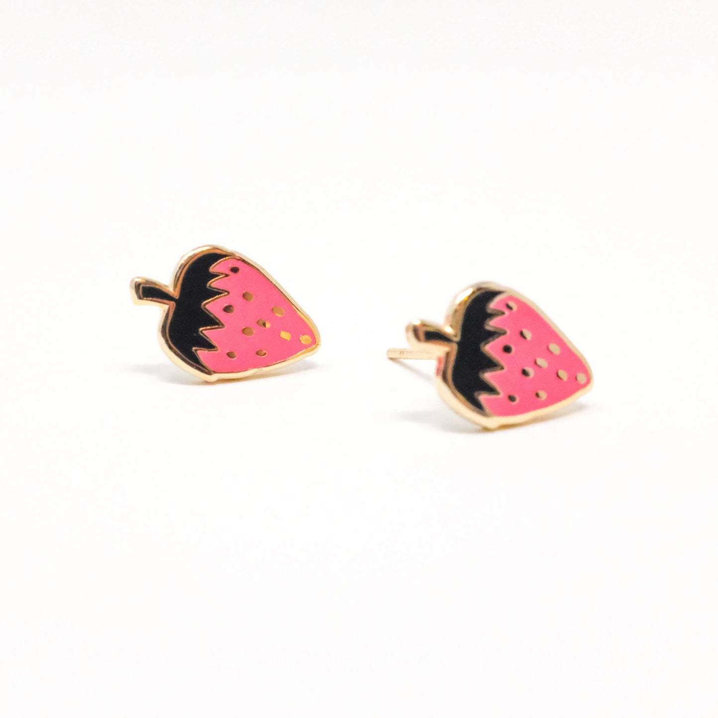 Jenny Lemons - Strawberry Enamel Earrings