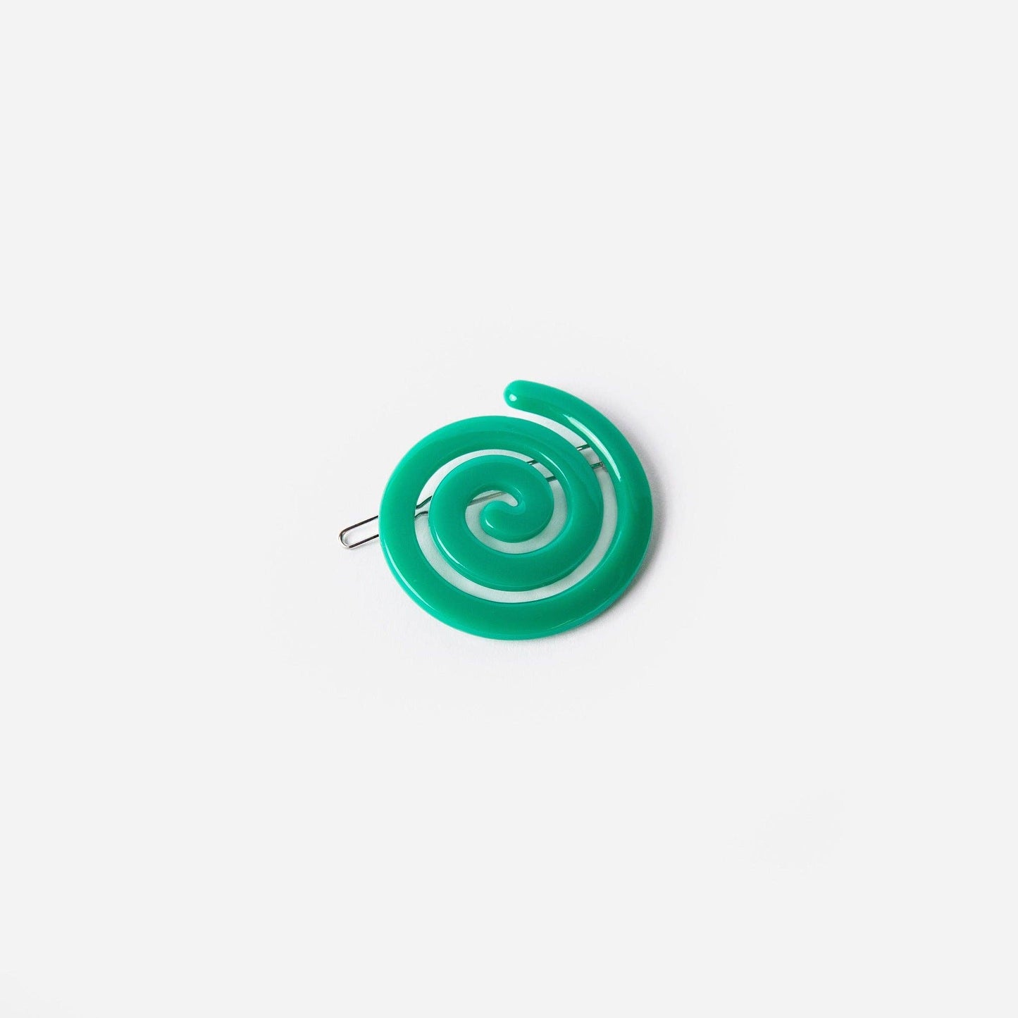 CHUNKS - Spiral Clip in Green