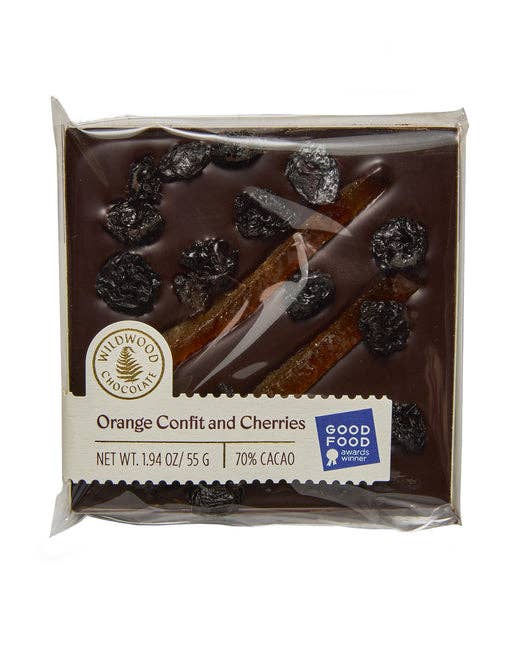 Wildwood Chocolate - Woodland Collection Orange Confit and Cherries