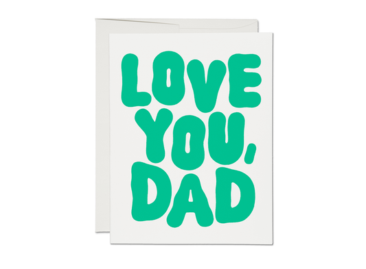 Red Cap Cards - Love You, Dad greeting card