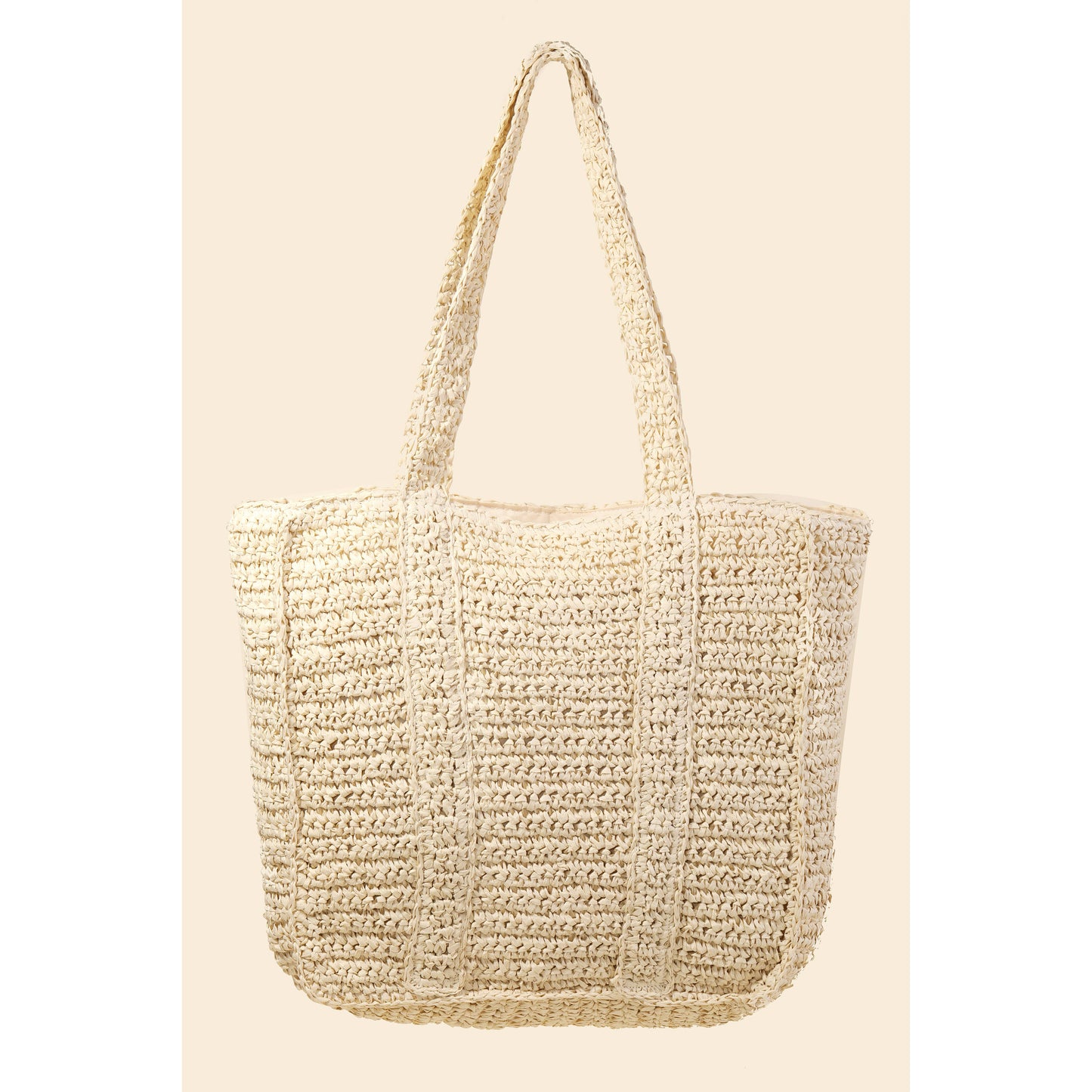 Anarchy Street - Straw Braided Pattern Tote Bag: KA