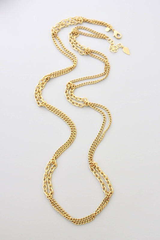 David Aubrey Jewelry - DOR143 Gold Chain Necklace