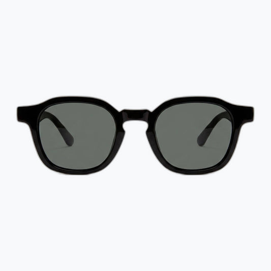 Jaxy Eyewear - Windsor - Retro Polarized Square Sunglasses for Women & Men: Black