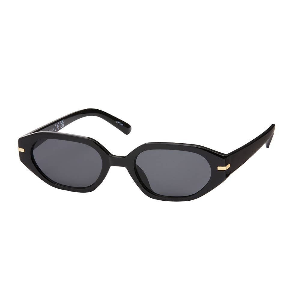 Blue Gem Sunglasses Inc - 1151 - NEW - Rose Rectangle Vintage Sunglasses