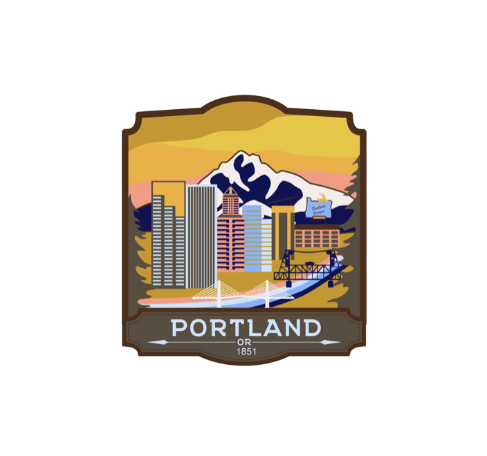 Landmarks Unlimited - Portland 2.5” sticker